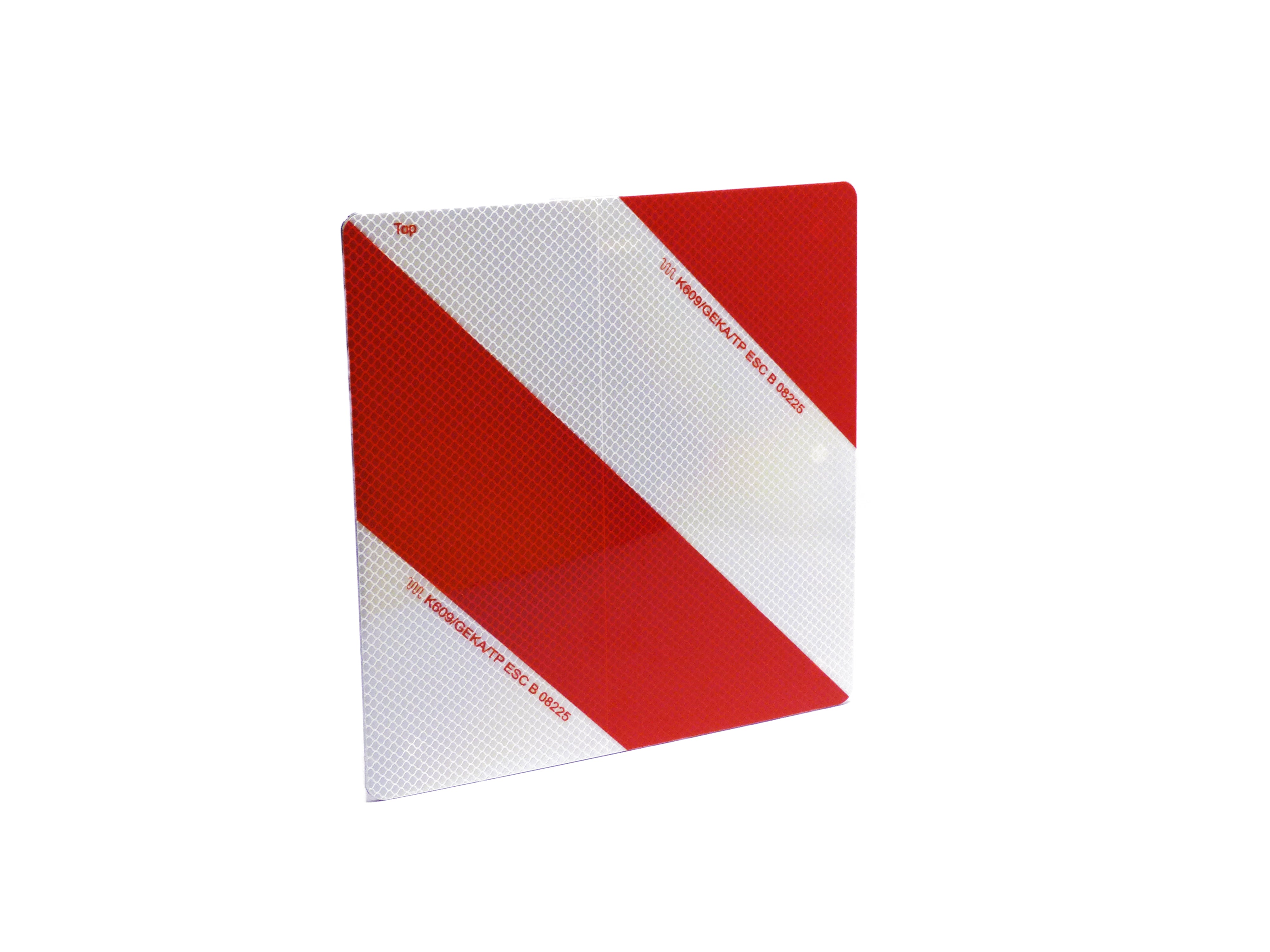 Warntafel rechtsweisend, für Land- und Forstwirtschaft, rot/weiß, 42,3 x  28,2 cm